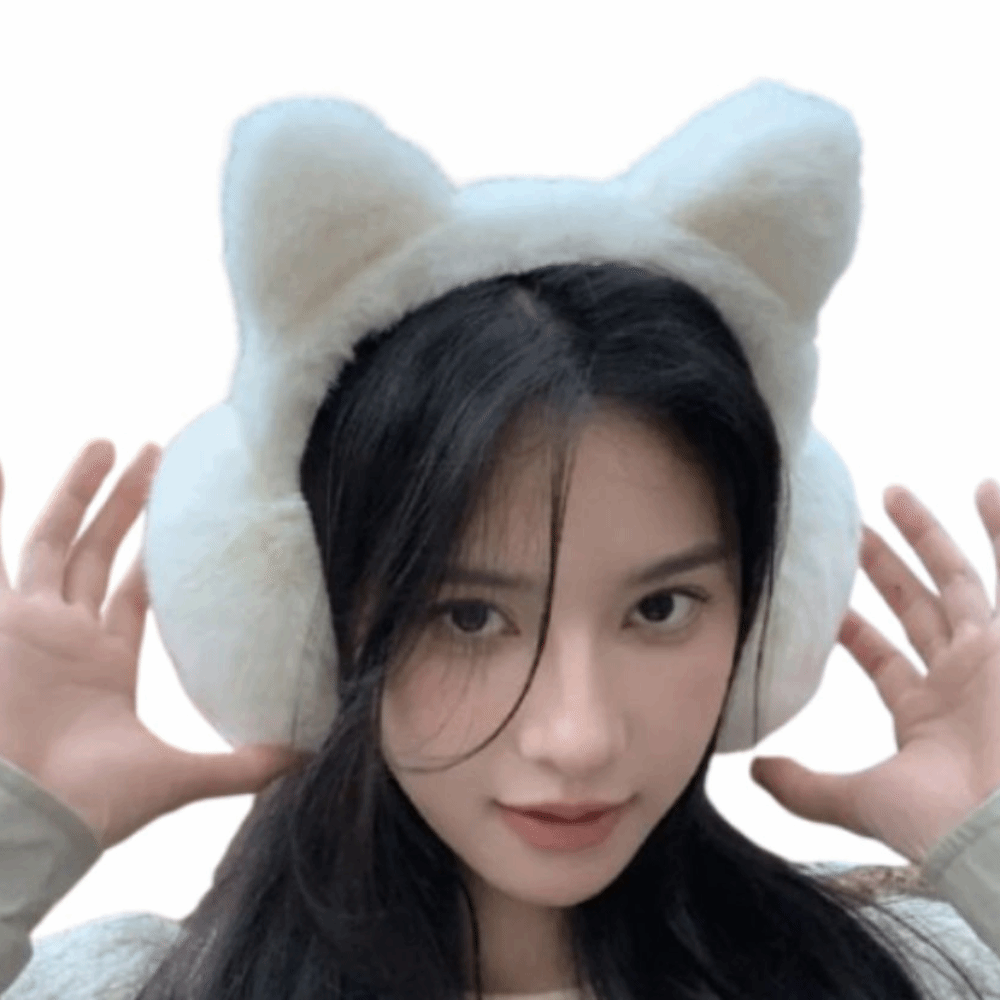 Earmuffs Foldable - Penutup Telinga Kucing Lipat Ringan, Tebal,