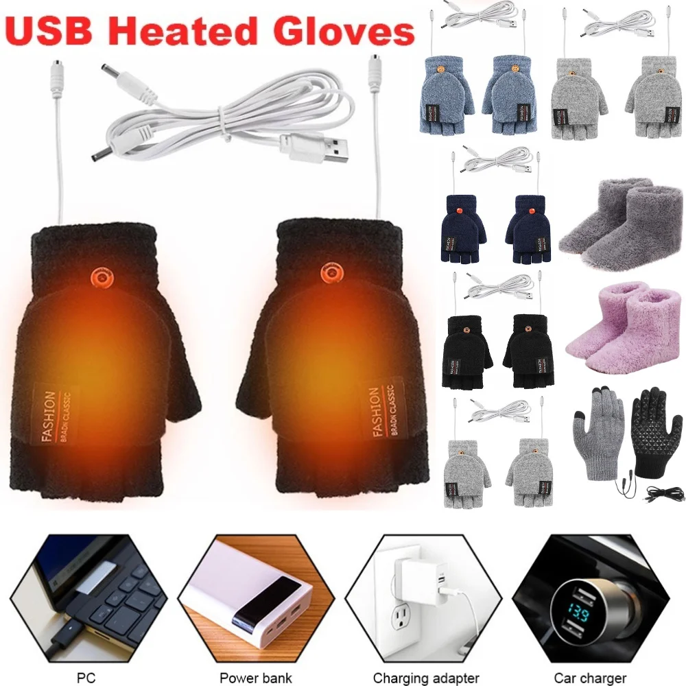 Touch Screen Gloves - Sarung Tangan Elektrik USB Penghangat Musim