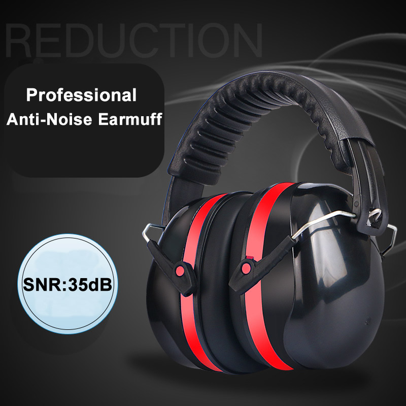 Earmuffs Foldable - Anti-Noise Head Earmuffs Lipat Pelindung Telinga