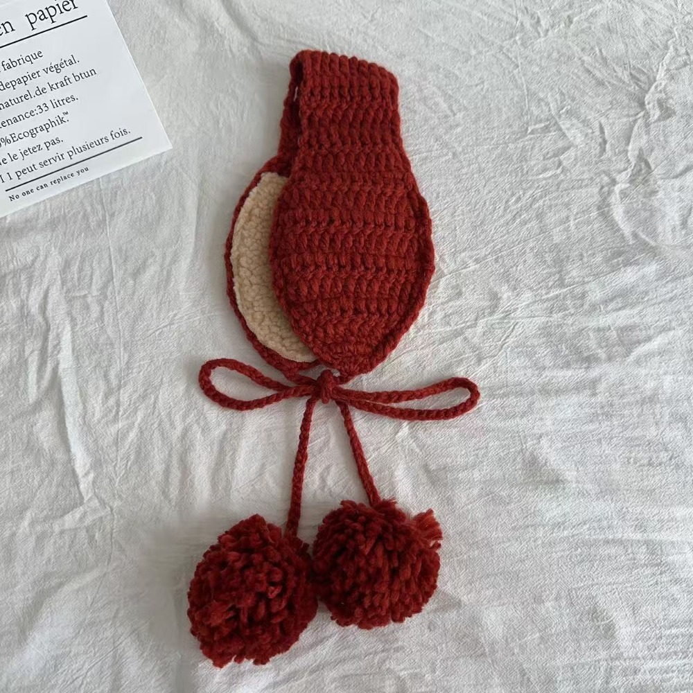 Earmuffs Foldable - Penutup Telinga Wanita Berbulu Hangat Anti-Dingin