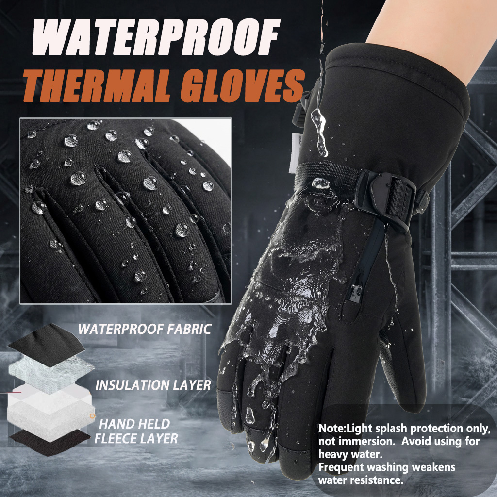 Snow Glove Insulated - Sarung Tangan Ski Musim Dingin Pria