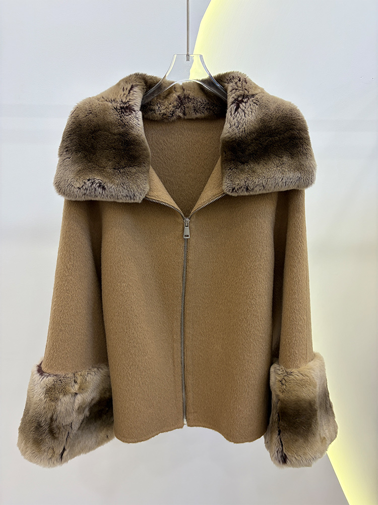 Wool Coat Peacoat - Mantel Wanita Musim Dingin 2026 dengan