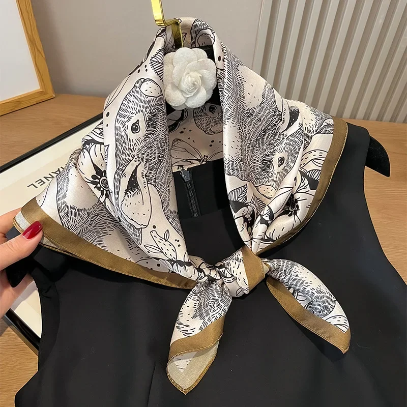 Syal Segi Empat 100% Sutra Unt - Shawl Wrap Winter ulasan dan harga