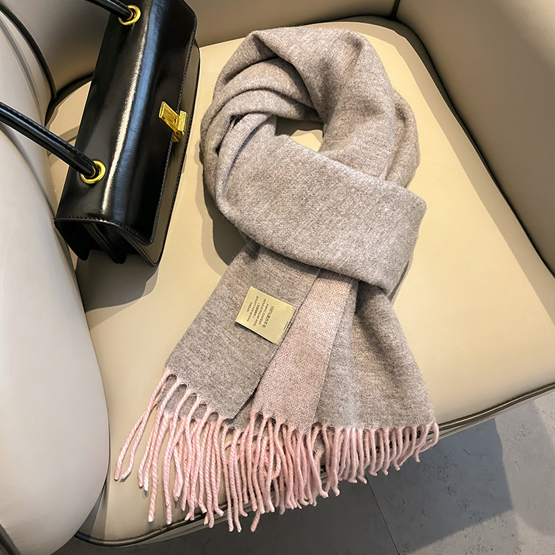 Syal Wol 100% Baru Pria Wanita - Wool Scarf Men ulasan dan harga
