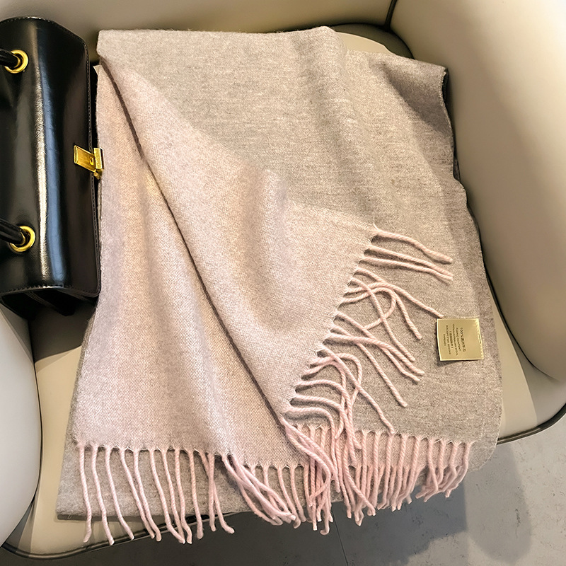 Syal Wol 100% Baru Pria Wanita - Wool Scarf Men ulasan dan harga
