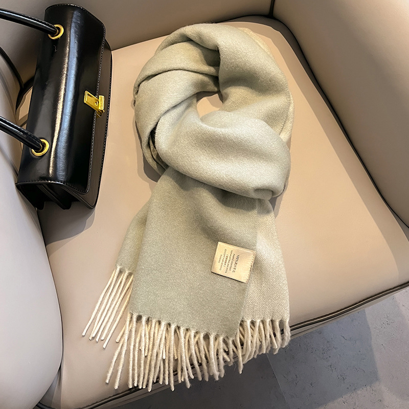 Syal Wol 100% Baru Pria Wanita - Wool Scarf Men ulasan dan harga