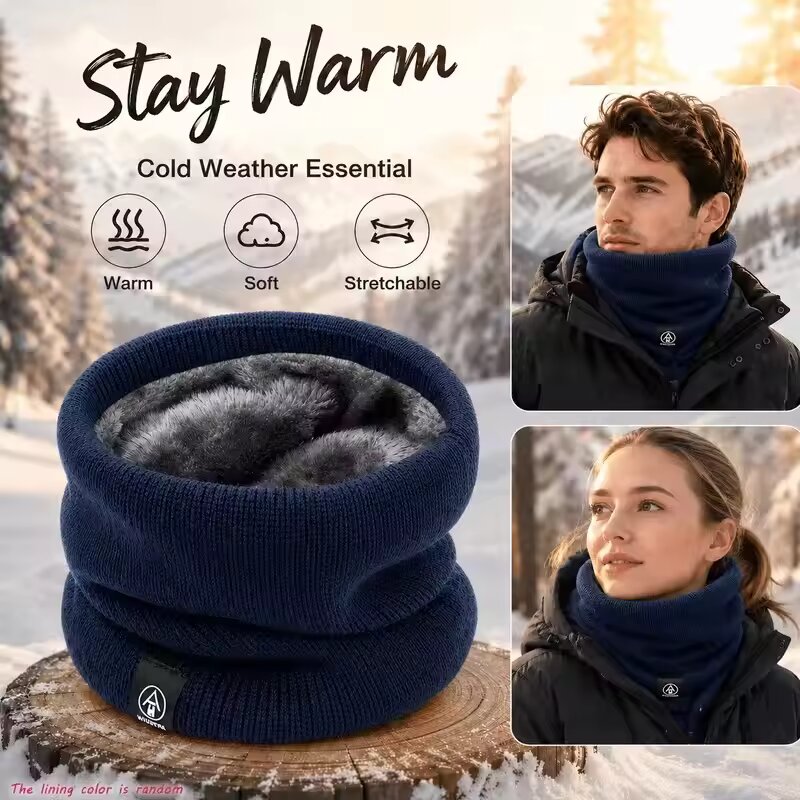 Syal Rajut Hangat Musim Dingin - Wool Scarf Men ulasan dan harga