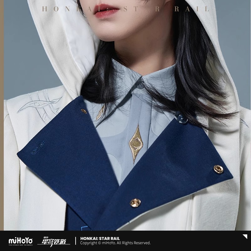 [Asli] miHoYo Game Sunday Coat - Wool Coat Peacoat ulasan dan harga