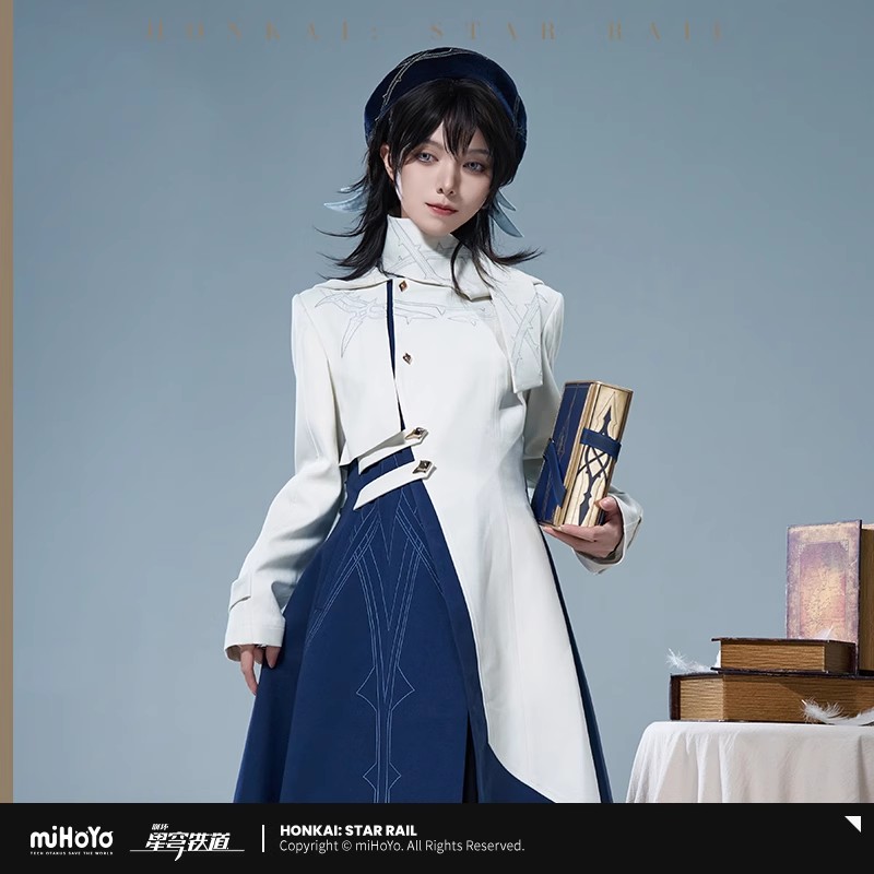 [Asli] miHoYo Game Sunday Coat - Wool Coat Peacoat ulasan dan harga