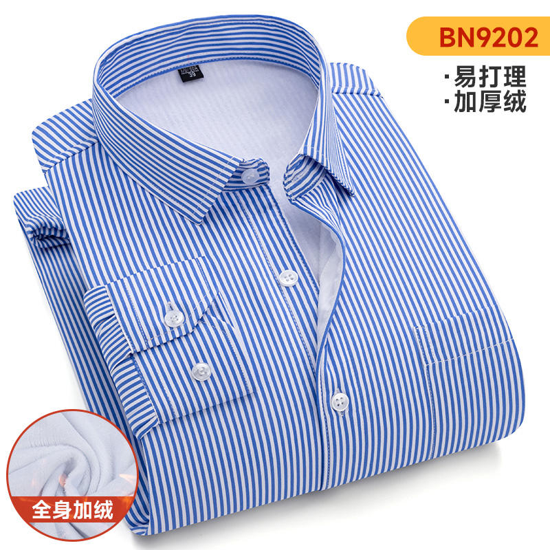 Kemeja Kerja Pria Musim Gugur  - Flannel Shirt Lined ulasan dan harga