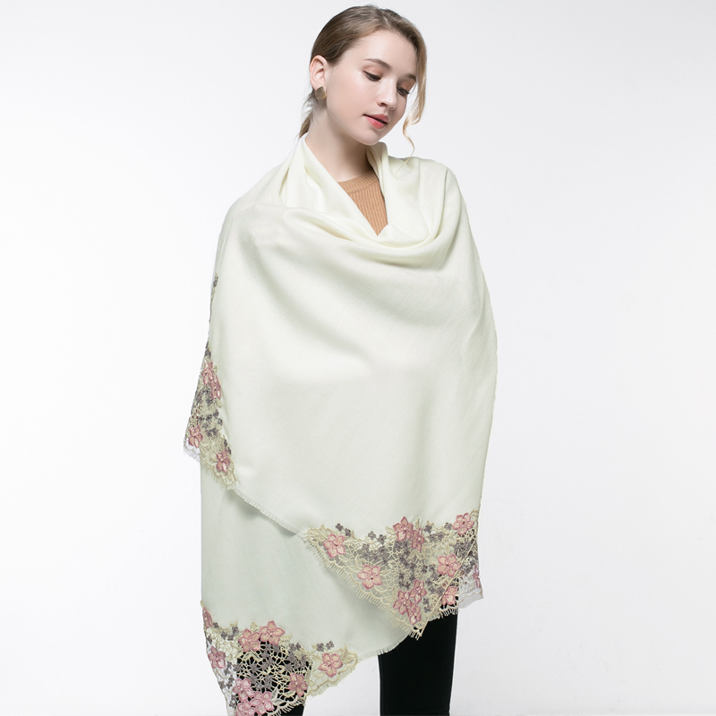 100% Real Wol Syal Merah Muda  - Cashmere Pashmina Wrap ulasan dan harga