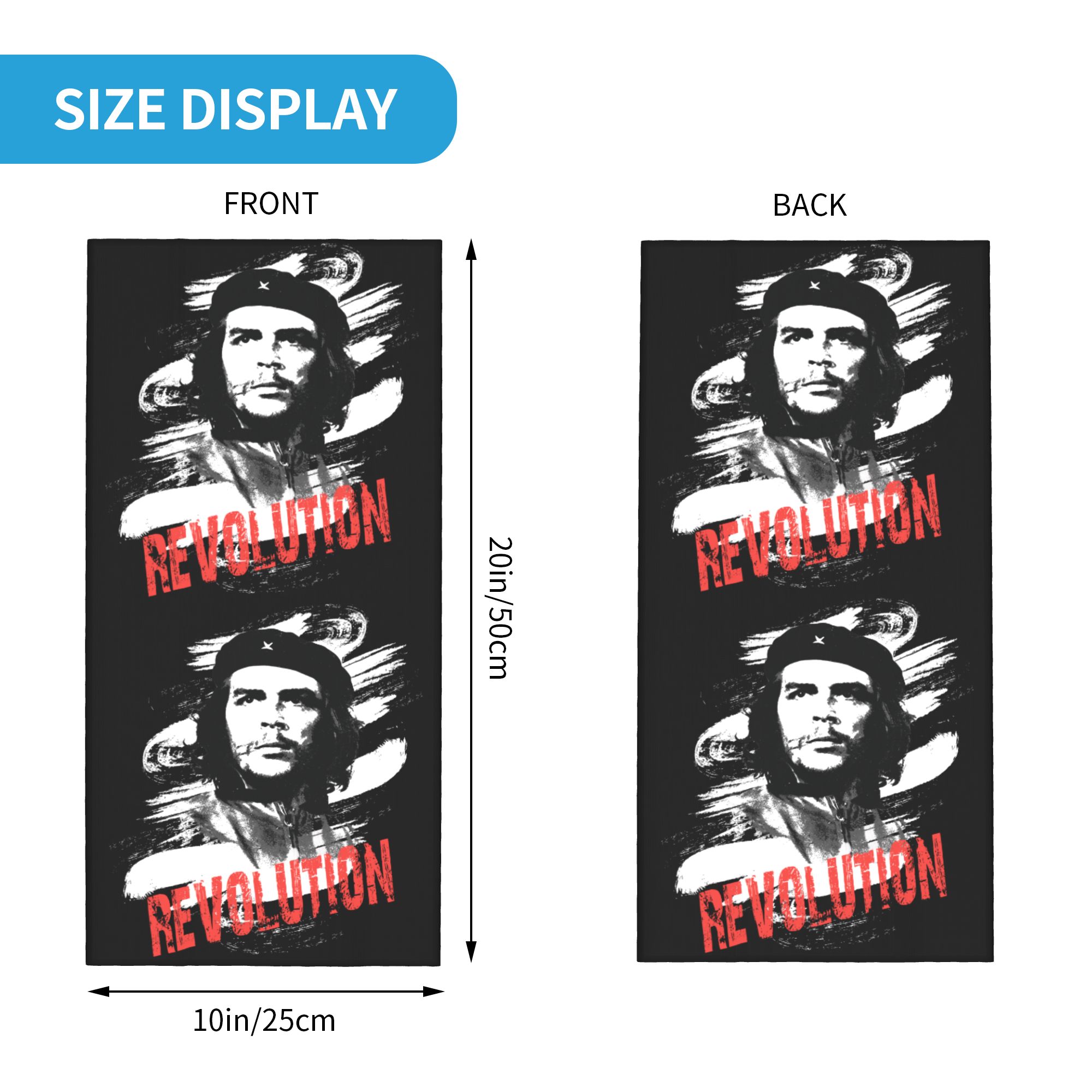 Bandana Che Guevara Revolusi,  - Neck Gaiter Fleece ulasan dan harga