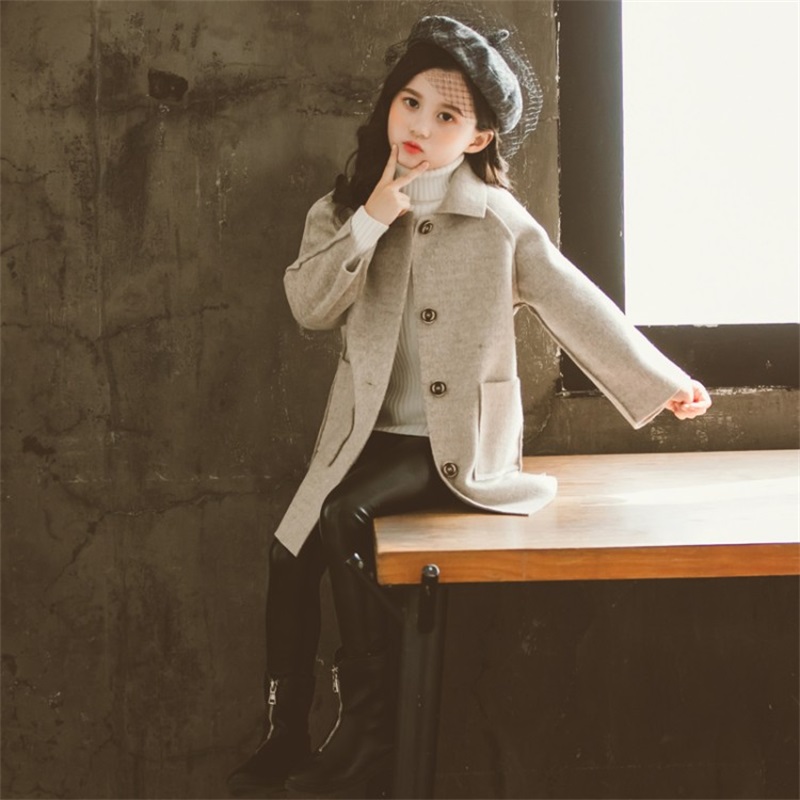 Jaket campuran wol imitasi ana - Wool Coat Peacoat ulasan dan harga