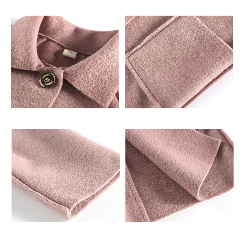 Jaket campuran wol imitasi ana - Wool Coat Peacoat ulasan dan harga