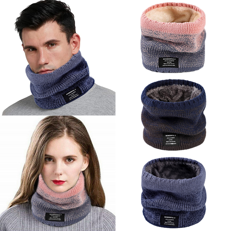 Syal Kepala Gradien Rajutan Wa - Wool Scarf Men ulasan dan harga