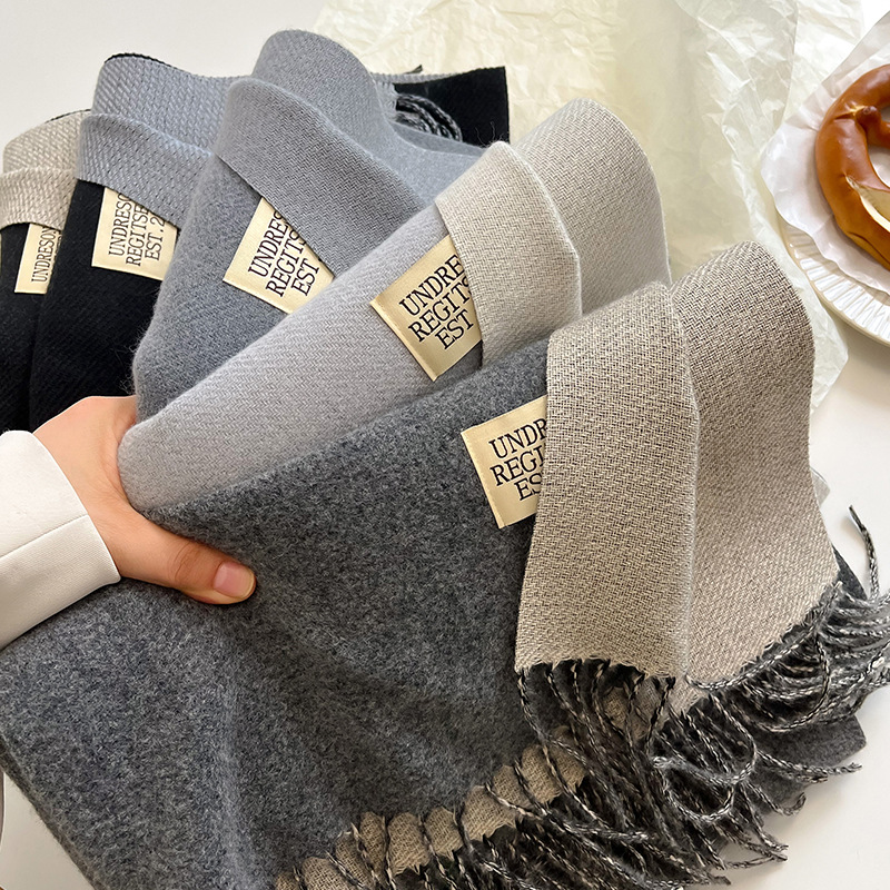 Syal Kasmir Solid Hangat Desai - Cashmere Pashmina Wrap ulasan dan harga
