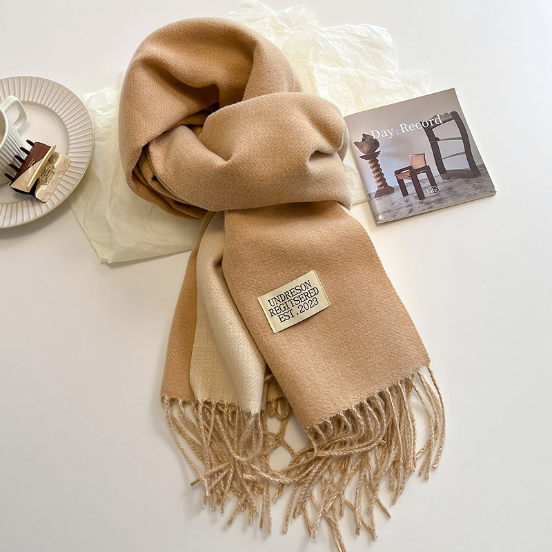 Syal Kasmir Solid Hangat Desai - Cashmere Pashmina Wrap ulasan dan harga