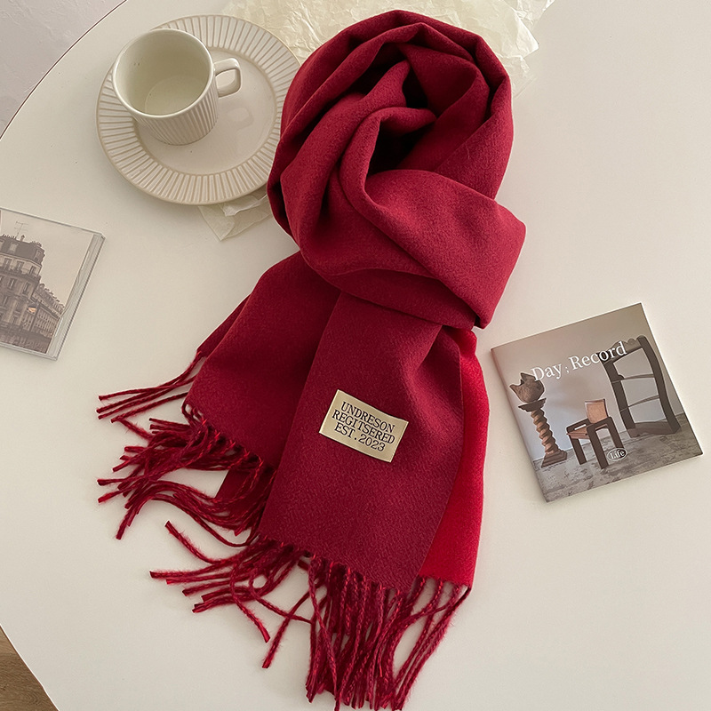 Syal Kasmir Solid Hangat Desai - Cashmere Pashmina Wrap ulasan dan harga