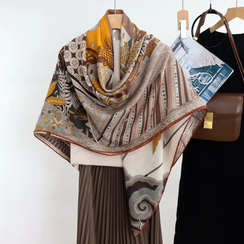 Syal Merek Mewah Musim Dingin  - Shawl Wrap Winter ulasan dan harga