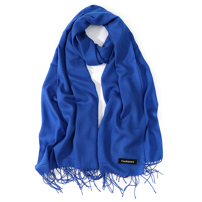 Syal Wanita 2020 Warna Polos M - Cashmere Pashmina Wrap ulasan dan harga