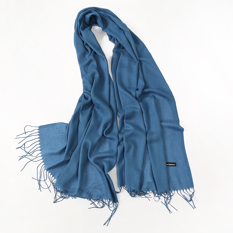 Syal Wanita 2020 Warna Polos M - Cashmere Pashmina Wrap ulasan dan harga
