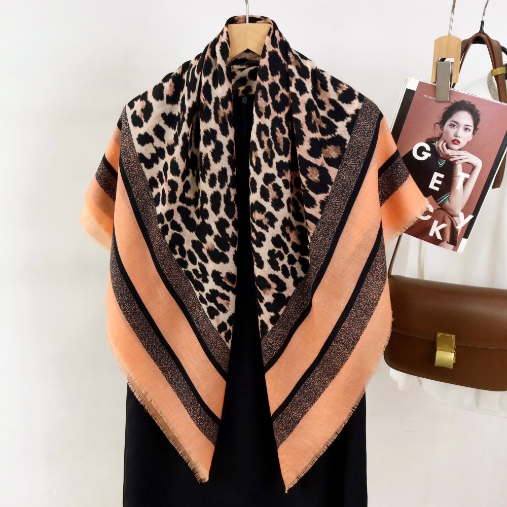 Syal Wol 100% Wanita Musim Din - Shawl Wrap Winter ulasan dan harga