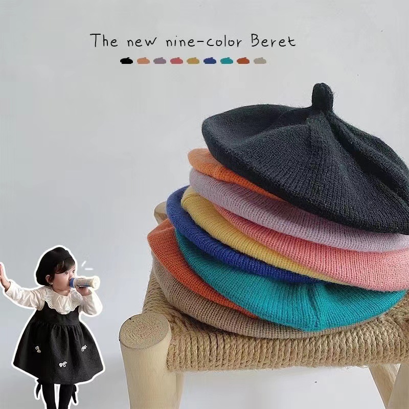Topi Bayi Rajut Model Baru, Ga - Knit Beanie Hat Warm ulasan dan harga