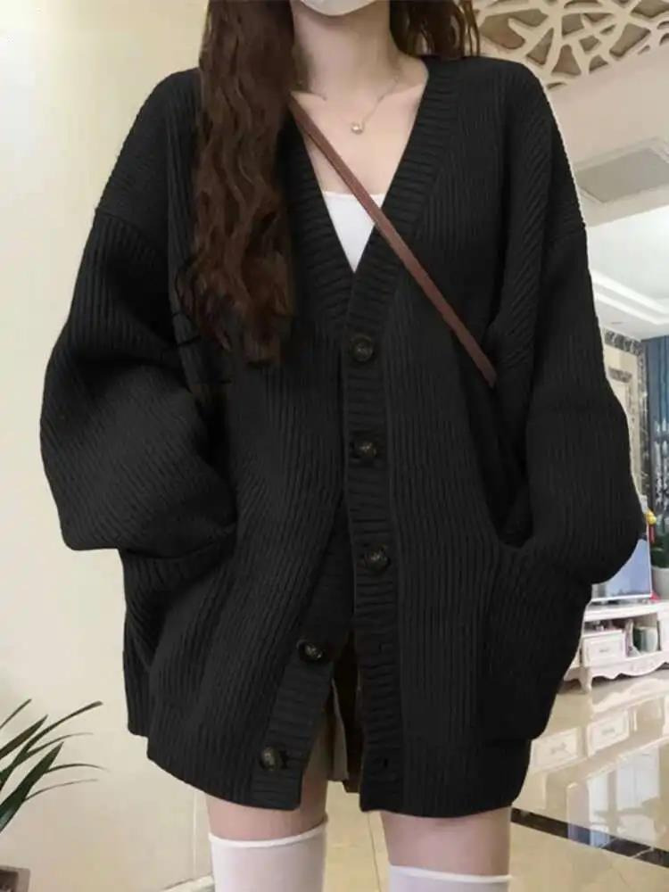 Kardigan Longgar Wanita Lengan - Wool Coat Peacoat ulasan dan harga