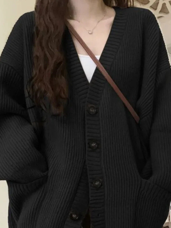 Kardigan Longgar Wanita Lengan - Wool Coat Peacoat ulasan dan harga