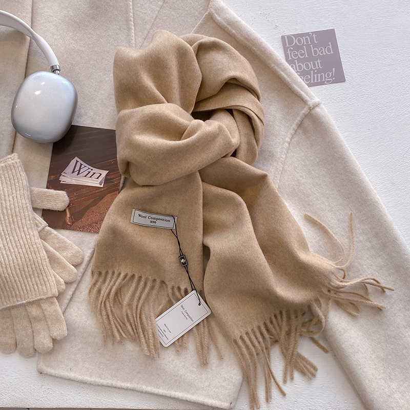 Syal wol untuk wanita, syal ke - Shawl Wrap Winter ulasan dan harga